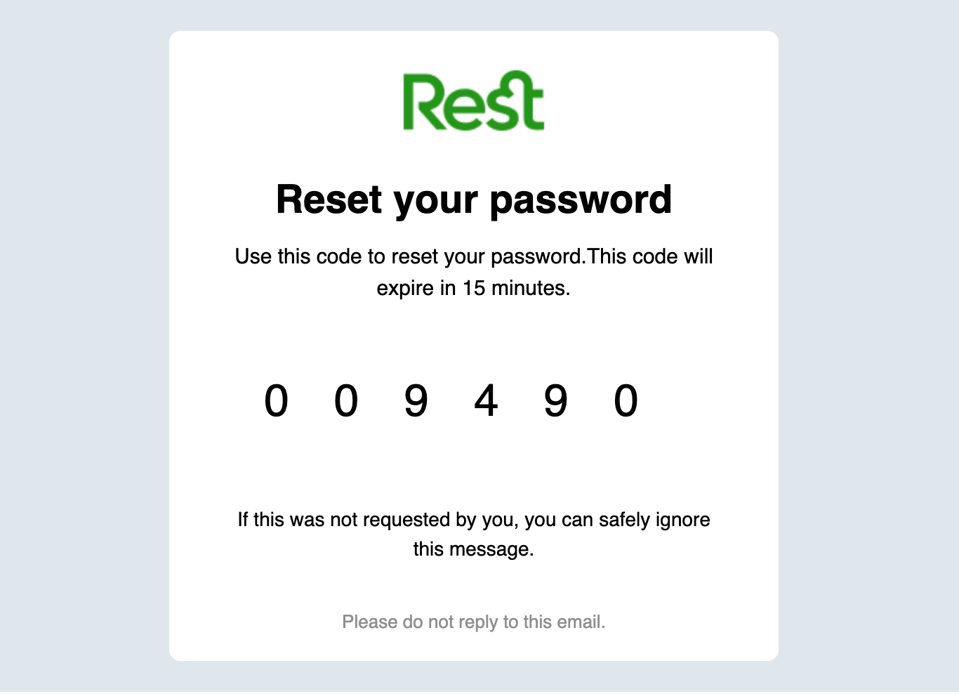 How do I reset my password? – Rest