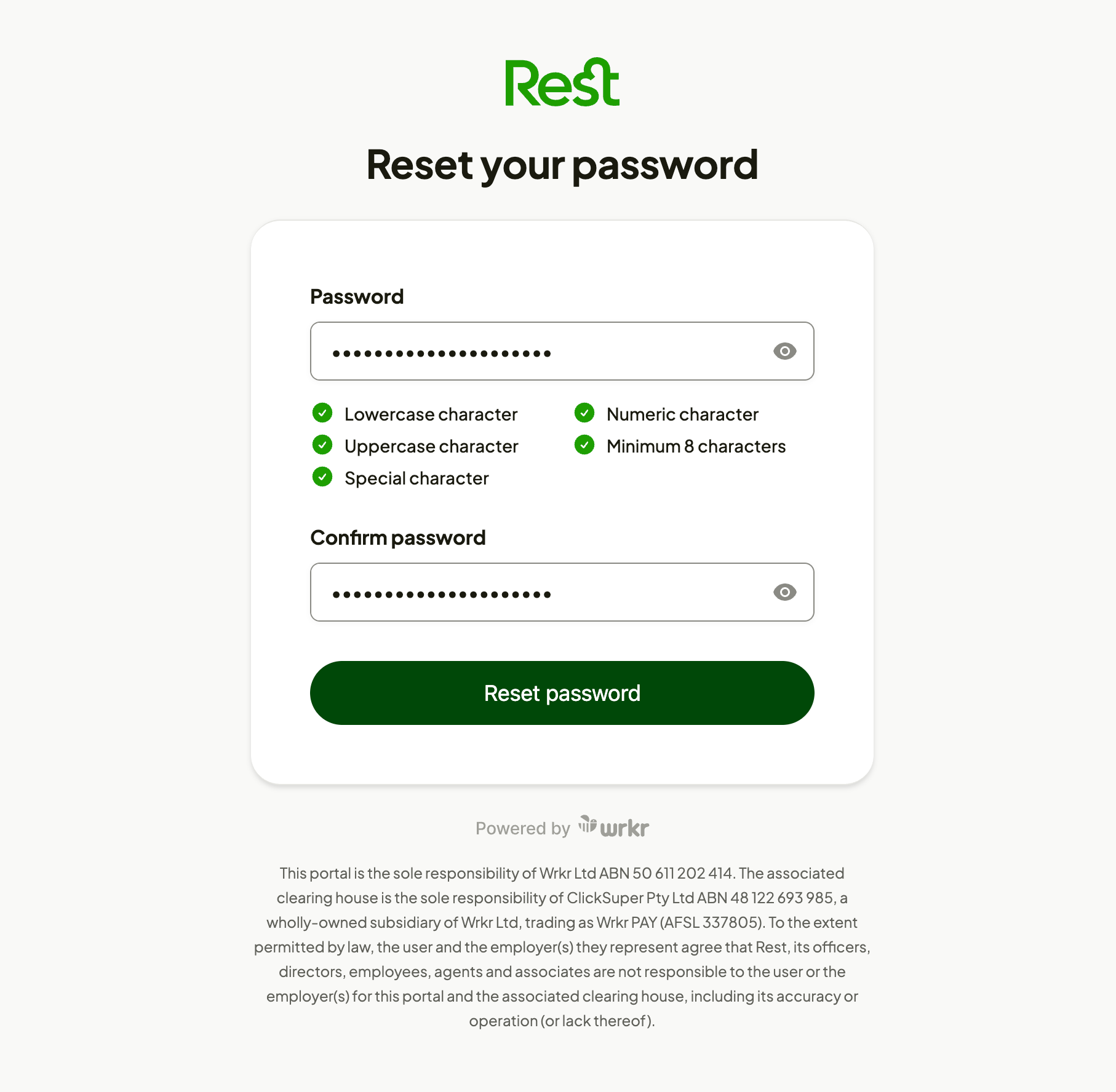 How do I reset my password? – Rest